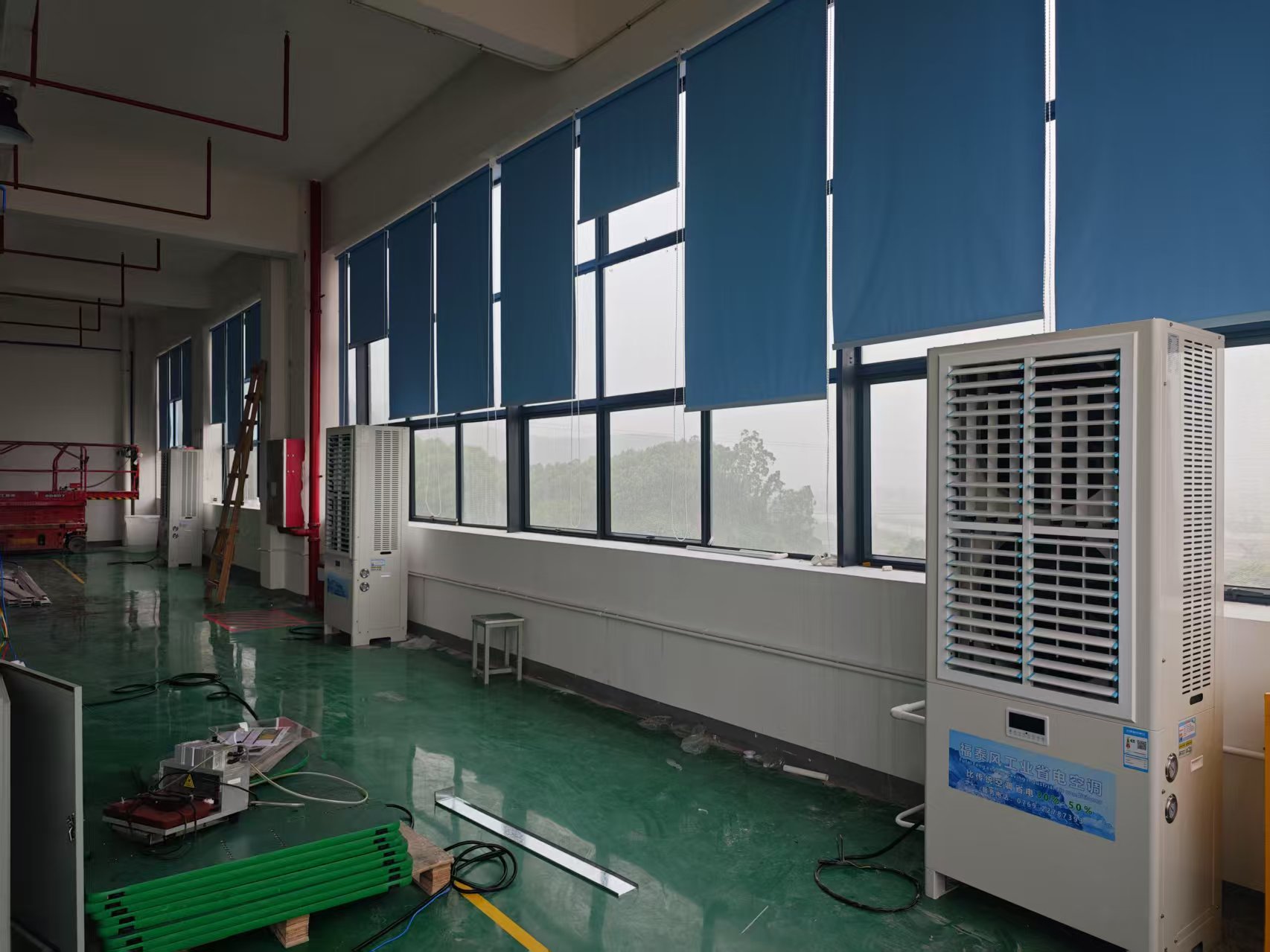 印刷车间降温工业省电空调案例